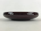 Japanese Lacquered Wooden Kashiki Snack Bowl Vtg Raden Flowers Kashibachi L13