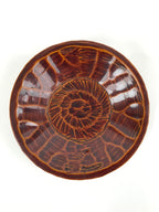 Japanese Lacquered Wooden Kashiki Snack Bowl Vtg Shunkei-Nuri Kashibachi L148