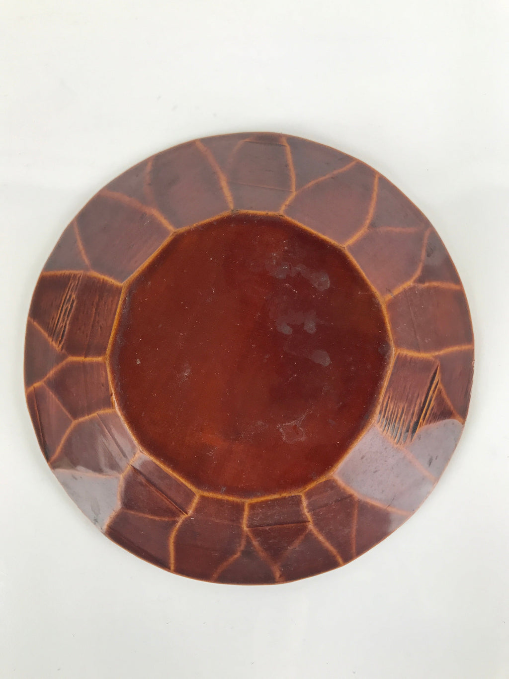 Japanese Lacquered Wooden Kashiki Snack Bowl Vtg Shunkei-Nuri Kashibachi L148