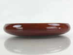 Japanese Lacquered Wooden Kashiki Snack Bowl Vtg Shunkei-Nuri Kashibachi UR981