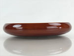 Japanese Lacquered Wooden Kashiki Snack Bowl Vtg Shunkei-Nuri Kashibachi UR981