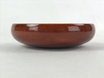 Japanese Lacquered Wooden Kashiki Snack Bowl Vtg Shunkei Nuri Small Round L50