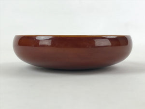 Japanese Lacquered Wooden Kashiki Snack Bowl Vtg Shunkei Nuri Small Round L50