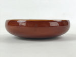 Japanese Lacquered Wooden Kashiki Snack Bowl Vtg Shunkei Nuri Small Round L50