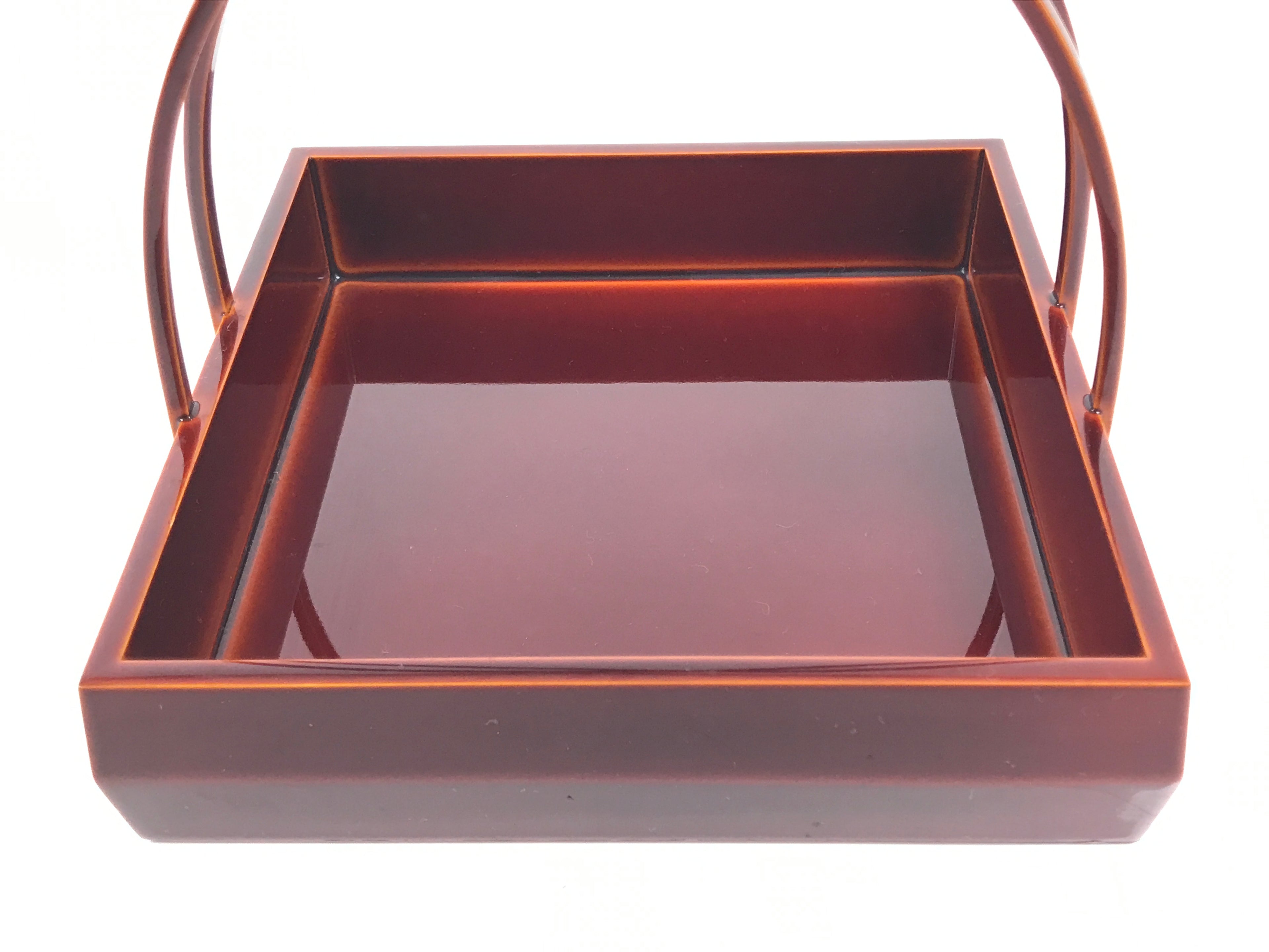 Japanese Lacquered Wooden Kashiki Snack Tray Kashibachi Hida Shunkei LWB129