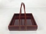 Japanese Lacquered Wooden Kashiki Snack Tray Kashibachi Hida Shunkei LWB129