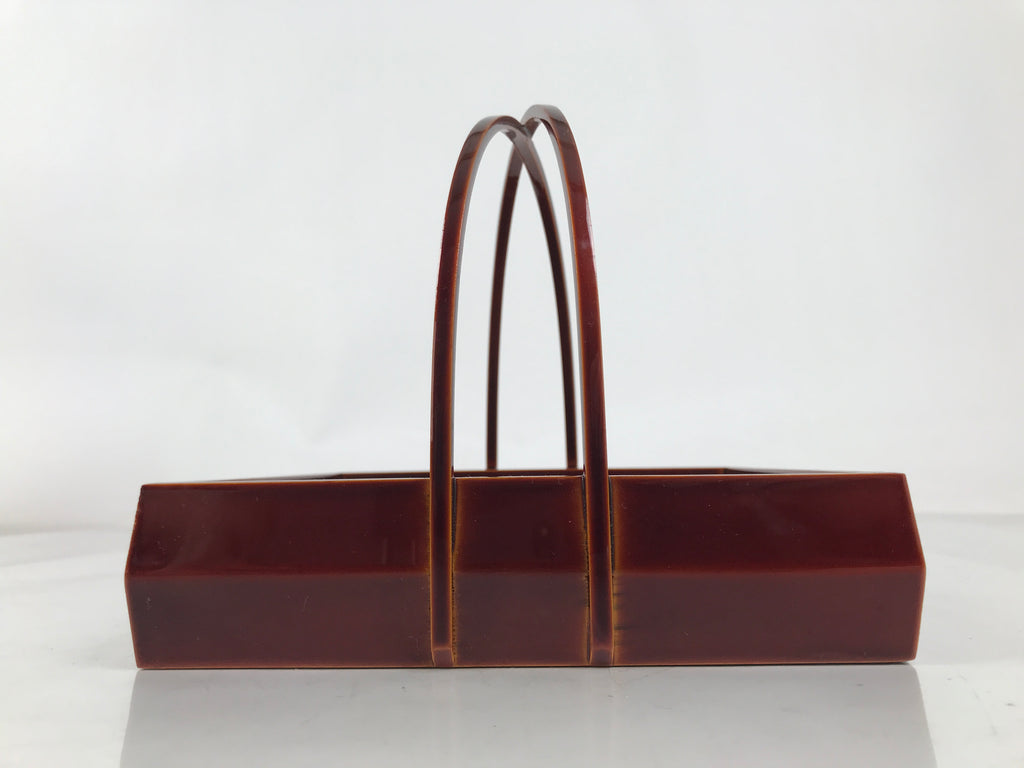 Japanese Lacquered Wooden Kashiki Snack Tray Kashibachi Hida Shunkei LWB129