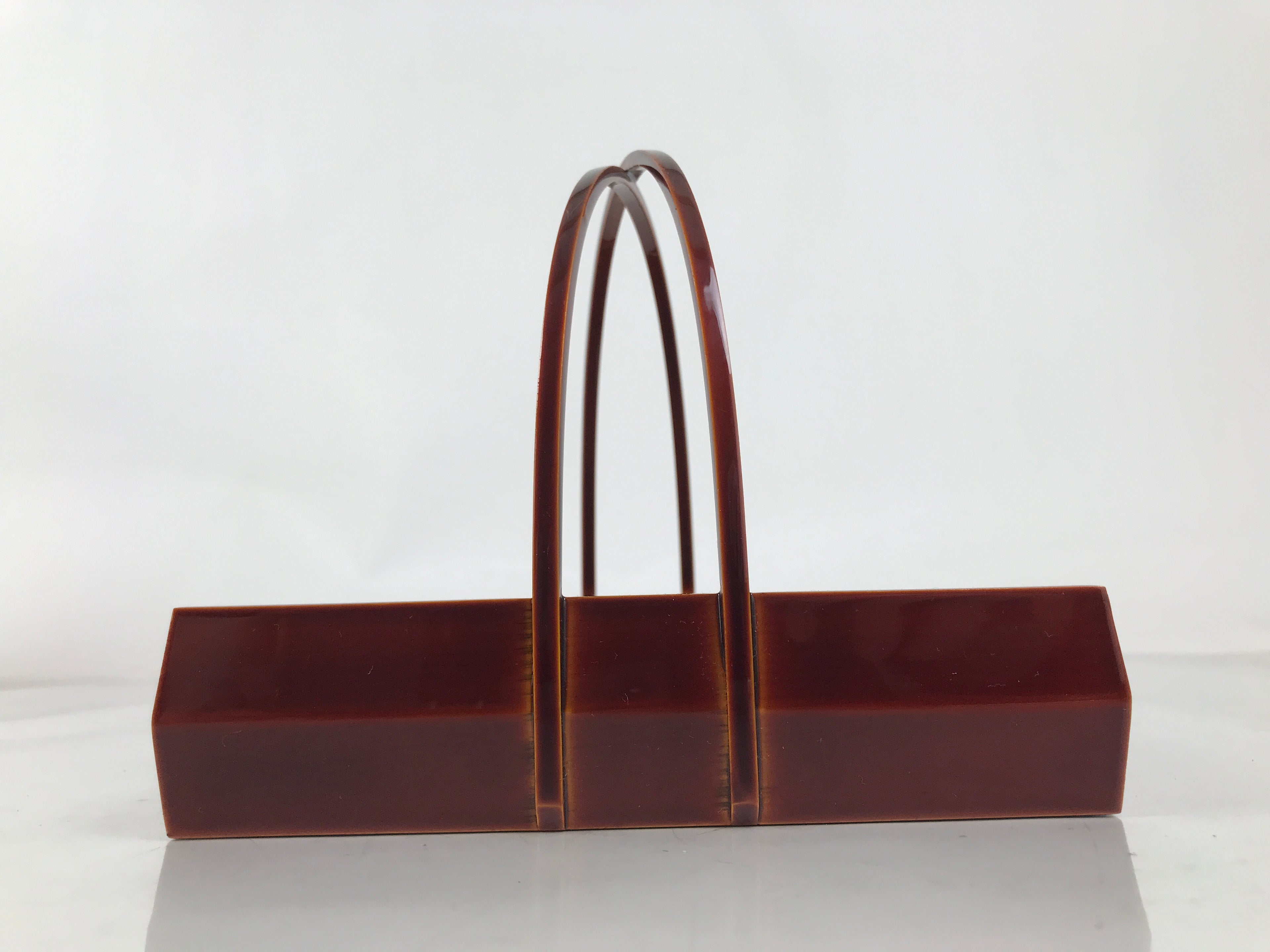 Japanese Lacquered Wooden Kashiki Snack Tray Kashibachi Hida Shunkei LWB129