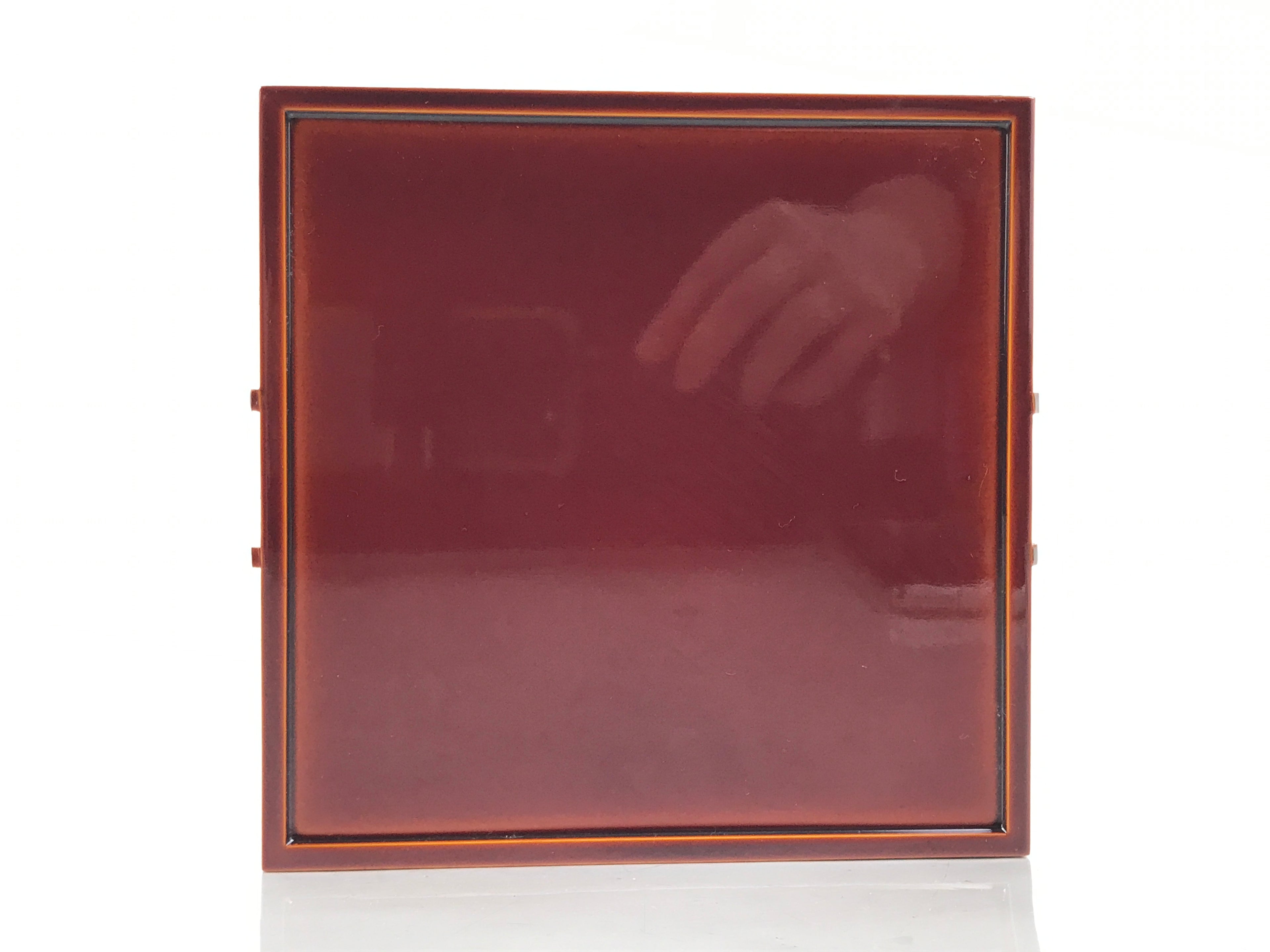 Japanese Lacquered Wooden Kashiki Snack Tray Kashibachi Hida Shunkei LWB129