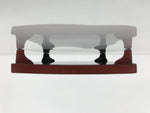Japanese Lacquered Wooden Legged Ozen Table Vtg Meal Serving Tray Red Gold L561