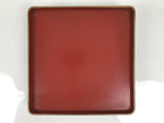 Japanese Lacquered Wooden Legged Ozen Table Vtg Meal Serving Tray Red Gold L562