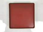 Japanese Lacquered Wooden Legged Ozen Table Vtg Meal Serving Tray Red Gold L564