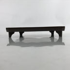 Japanese Lacquered Wooden Legged Table Vtg Ozen Serving Tray Makie Birds L364