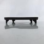 Japanese Lacquered Wooden Legged Table Vtg Ozen Serving Tray Makie Birds L368