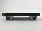 Japanese Lacquered Wooden Legged Tray Table Vtg Square Ozen Black Red L104