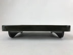 Japanese Lacquered Wooden Legged Tray Table Vtg Square Ozen Black Red L104