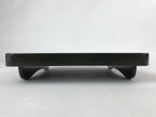 Japanese Lacquered Wooden Legged Tray Table Vtg Square Ozen Black Red L105