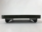 Japanese Lacquered Wooden Legged Tray Table Vtg Square Ozen Black Red L105
