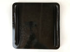 Japanese Lacquered Wooden Legged Tray Table Vtg Square Ozen Black Red L107
