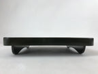 Japanese Lacquered Wooden Legged Tray Table Vtg Square Ozen Black Red L107