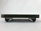Japanese Lacquered Wooden Legged Tray Table Vtg Square Ozen Black Red L107
