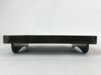 Japanese Lacquered Wooden Legged Tray Table Vtg Square Ozen Black Red L108