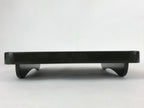 Japanese Lacquered Wooden Legged Tray Table Vtg Square Ozen Black Red L108