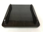 Japanese Lacquered Wooden Legged Tray Table Vtg Square Ozen Black Red L109