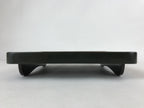 Japanese Lacquered Wooden Legged Tray Table Vtg Square Ozen Black Red L109