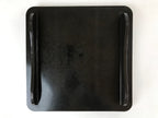 Japanese Lacquered Wooden Legged Tray Table Vtg Square Ozen Black Red L110