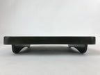 Japanese Lacquered Wooden Legged Tray Table Vtg Square Ozen Black Red L110