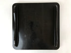 Japanese Lacquered Wooden Legged Tray Table Vtg Square Ozen Black Red L111