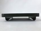 Japanese Lacquered Wooden Legged Tray Table Vtg Square Ozen Black Red L111