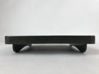 Japanese Lacquered Wooden Legged Tray Table Vtg Square Ozen Black Red L111