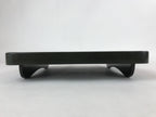 Japanese Lacquered Wooden Legged Tray Table Vtg Square Ozen Black Red L112
