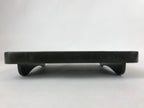Japanese Lacquered Wooden Legged Tray Table Vtg Square Ozen Black Red L112