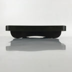 Japanese Lacquered Wooden Legged Tray Table Vtg Square Ozen Black Red L183