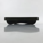 Japanese Lacquered Wooden Legged Tray Table Vtg Square Ozen Black Red L183