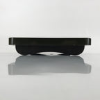 Japanese Lacquered Wooden Legged Tray Table Vtg Square Ozen Black Red L186