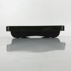 Japanese Lacquered Wooden Legged Tray Table Vtg Square Ozen Black Red L186