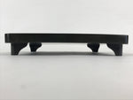 Japanese Lacquered Wooden Legged Tray Table Vtg Square Ozen Black Red UR986