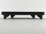 Japanese Lacquered Wooden Legged Tray Table Vtg Square Ozen Black Red UR986