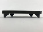 Japanese Lacquered Wooden Legged Tray Table Vtg Square Ozen Black Red UR986