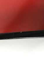 Japanese Lacquered Wooden Lidded Bento Box Vtg Jubako Classic Black Red L617