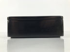 Japanese Lacquered Wooden Lidded Bento Box Vtg Jubako Classic Black Red L617