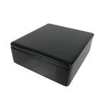 Japanese Lacquered Wooden Lidded Bento Box Vtg Jubako Classic Black Red L617