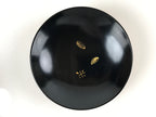 Japanese Lacquered Wooden Lidded Bowl Nimonowan Vtg Makie Red Black LB109