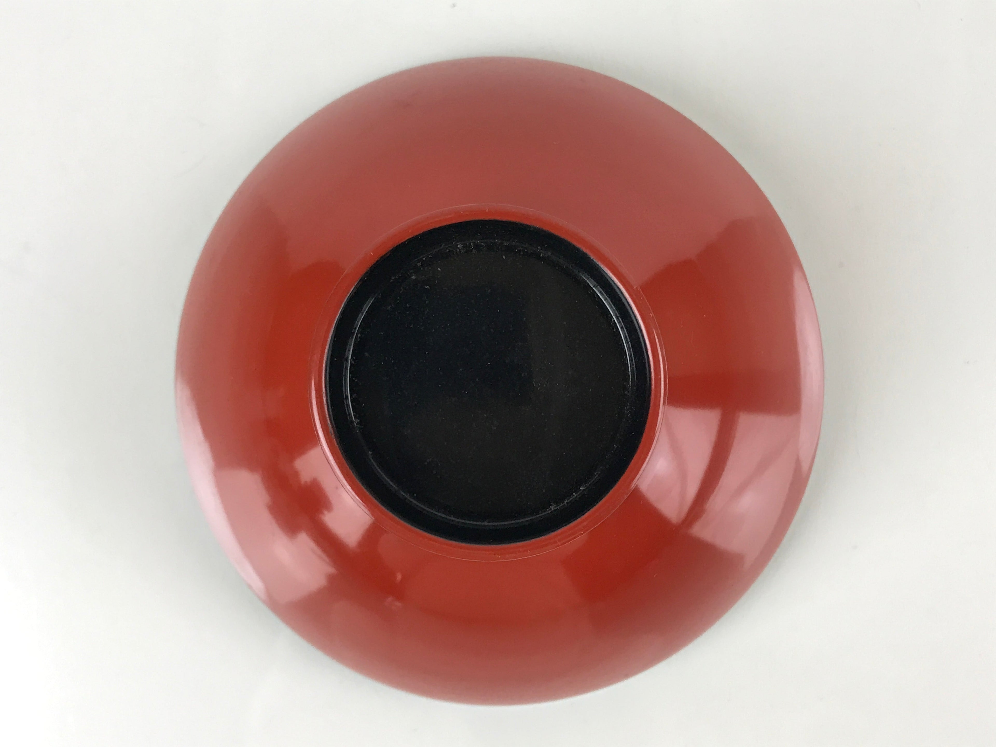Japanese Lacquered Wooden Lidded Bowl Nimonowan Vtg Makie Red Black LB109