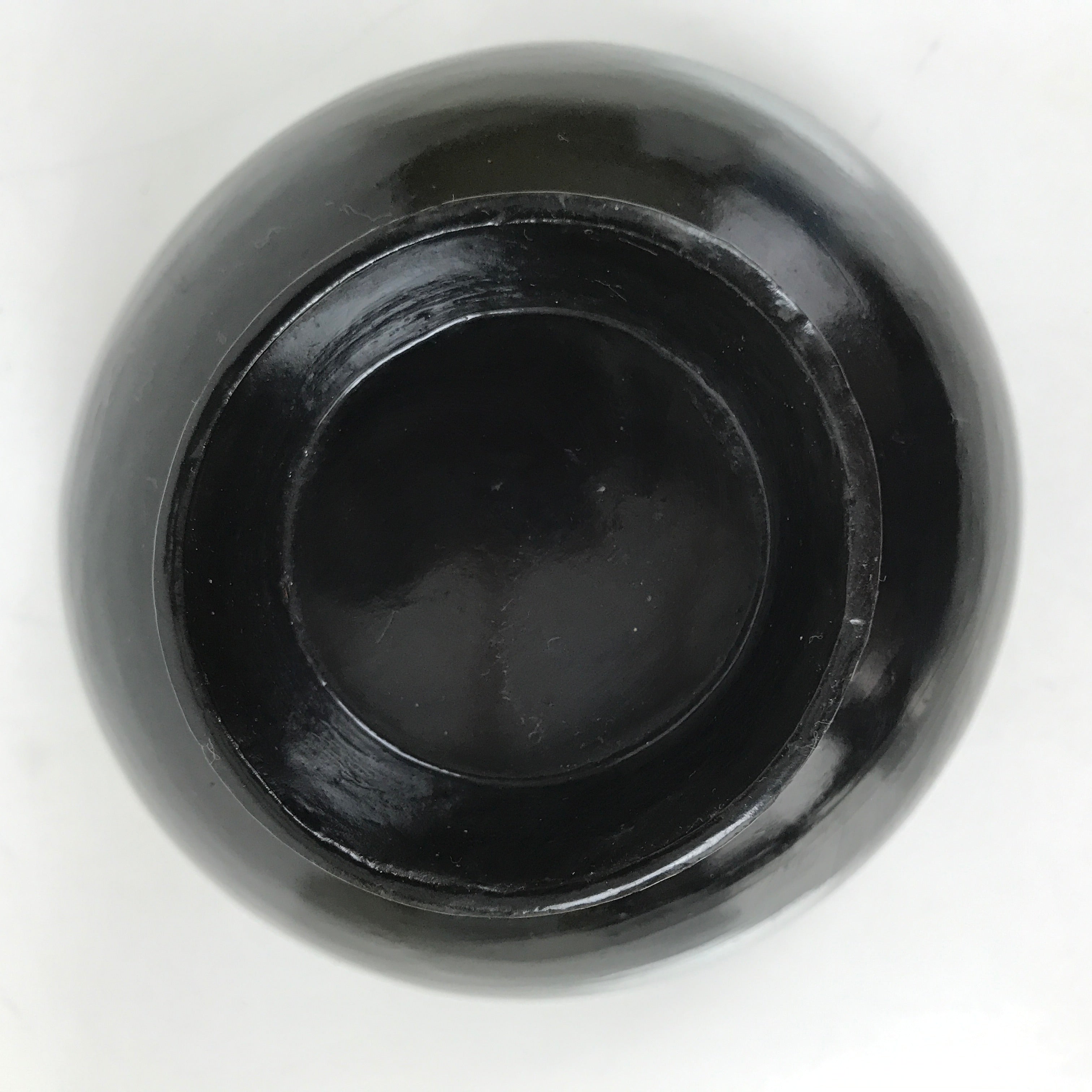 Japanese Lacquered Wooden Lidded Bowl Owan Vtg Rice Soup Dish Black Red LB128
