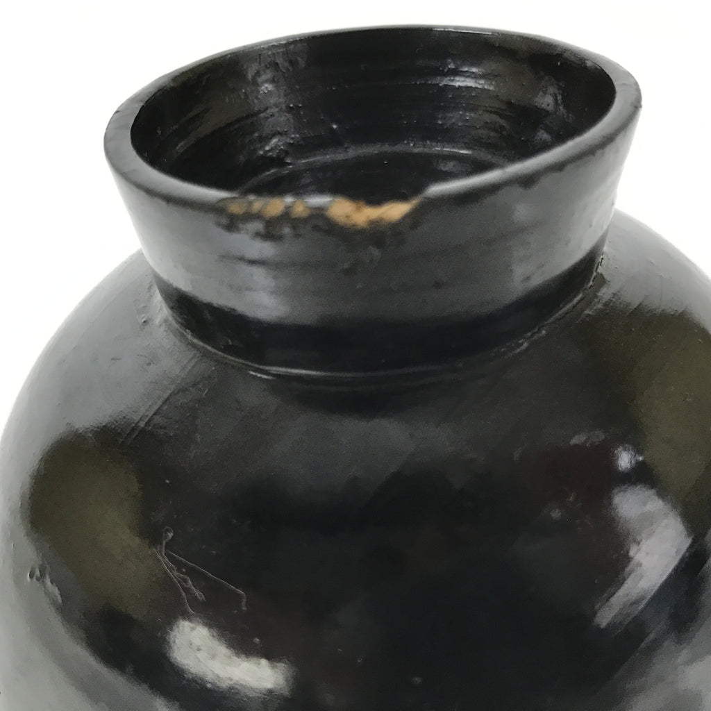 Japanese Lacquered Wooden Lidded Bowl Owan Vtg Rice Soup Dish Black Red LB129
